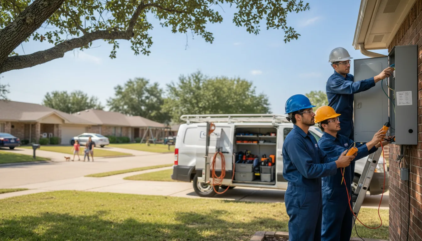 Emergency electrical repair services provided by licensed electricians in Oklahoma